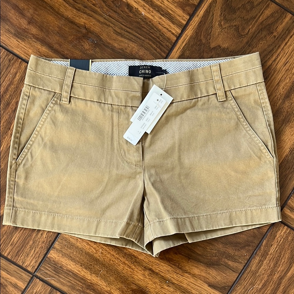 J. Crew Khaki Chino Shorts